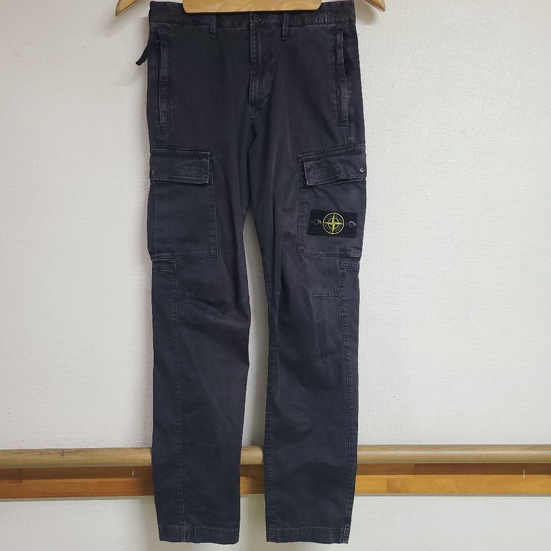 Stone  ストーンアイランドカーゴパンツ ブラック W28