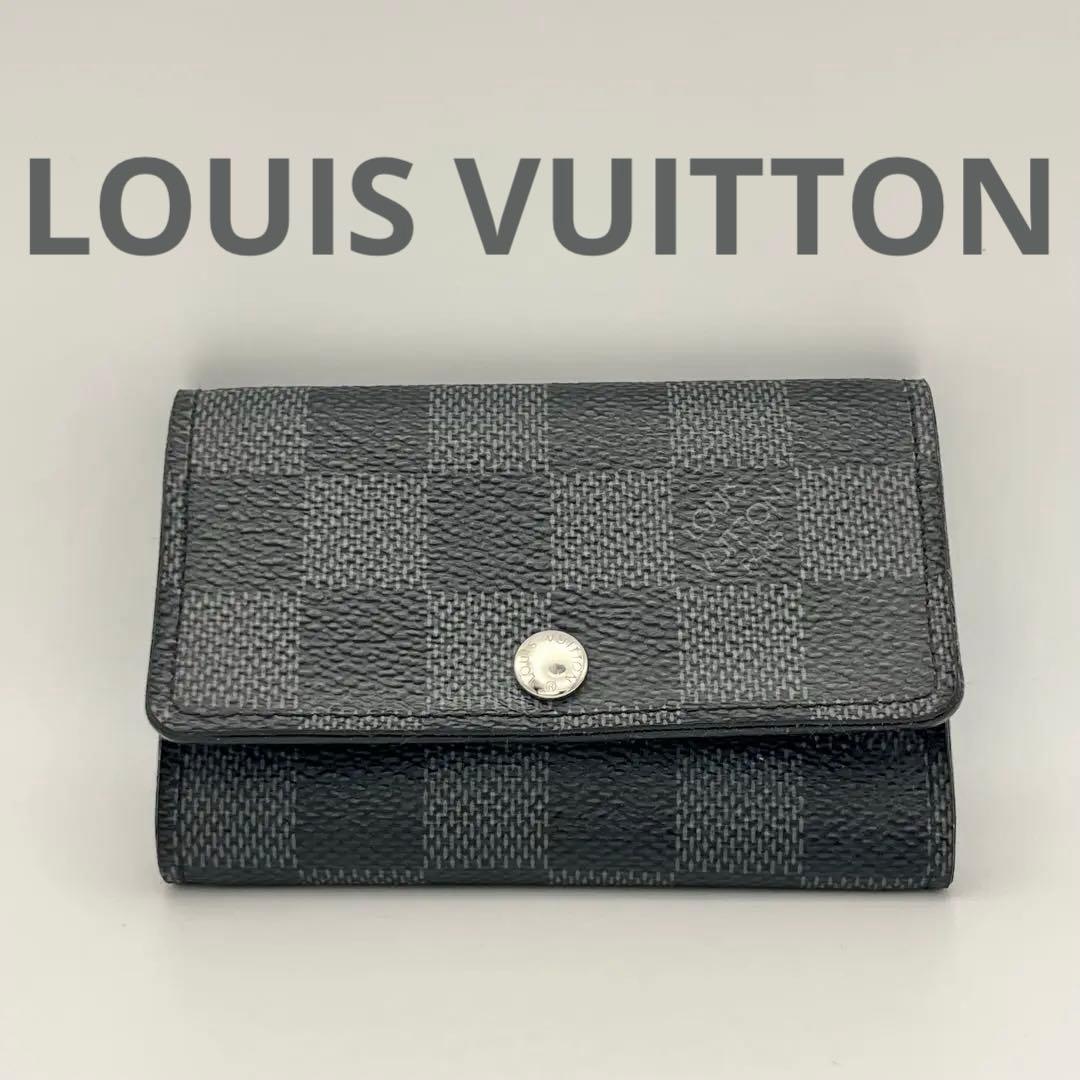ルイヴィトン LOUIS VUITTON ダミエ ブラックキーケース　超美品