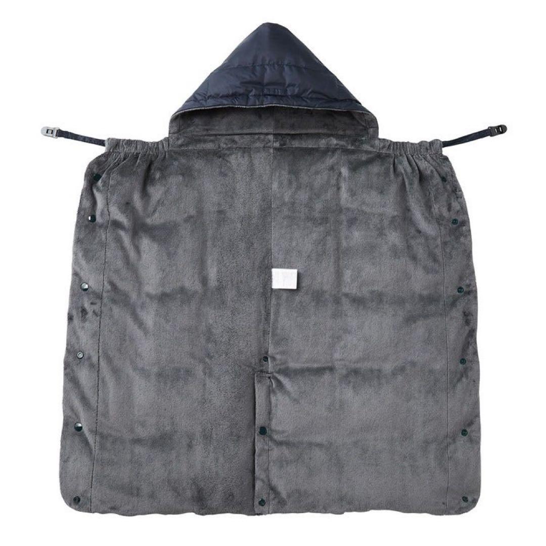 ミキハウス　防寒できる！５ＷＡＹダウンキャリーケープ