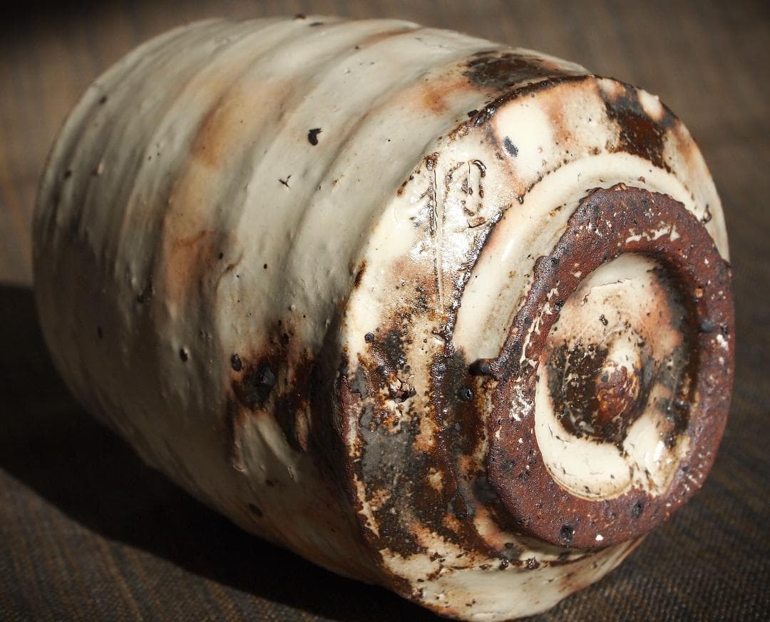 人気作家★辻村塊【師＆父：辻村史朗】★粉引湯のみA