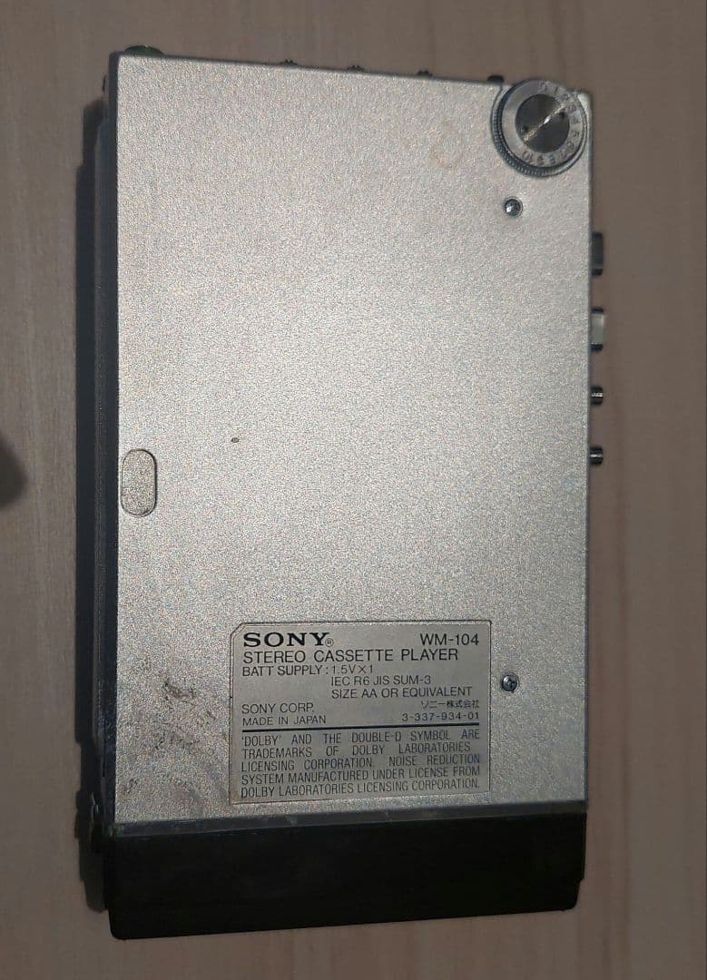 SONY カセットウォークマン WM-104 ジャンク品