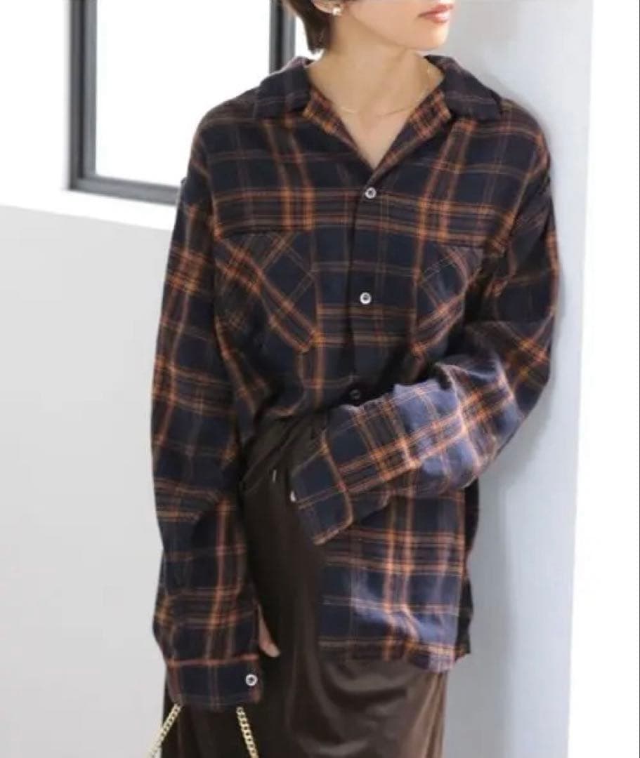 トップス journalstandardDanWORNOUTCHECKshirt