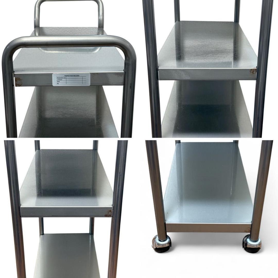 ステンレスワゴン キッチンワゴン ツールワゴン 4輪キャスター インダストリアル