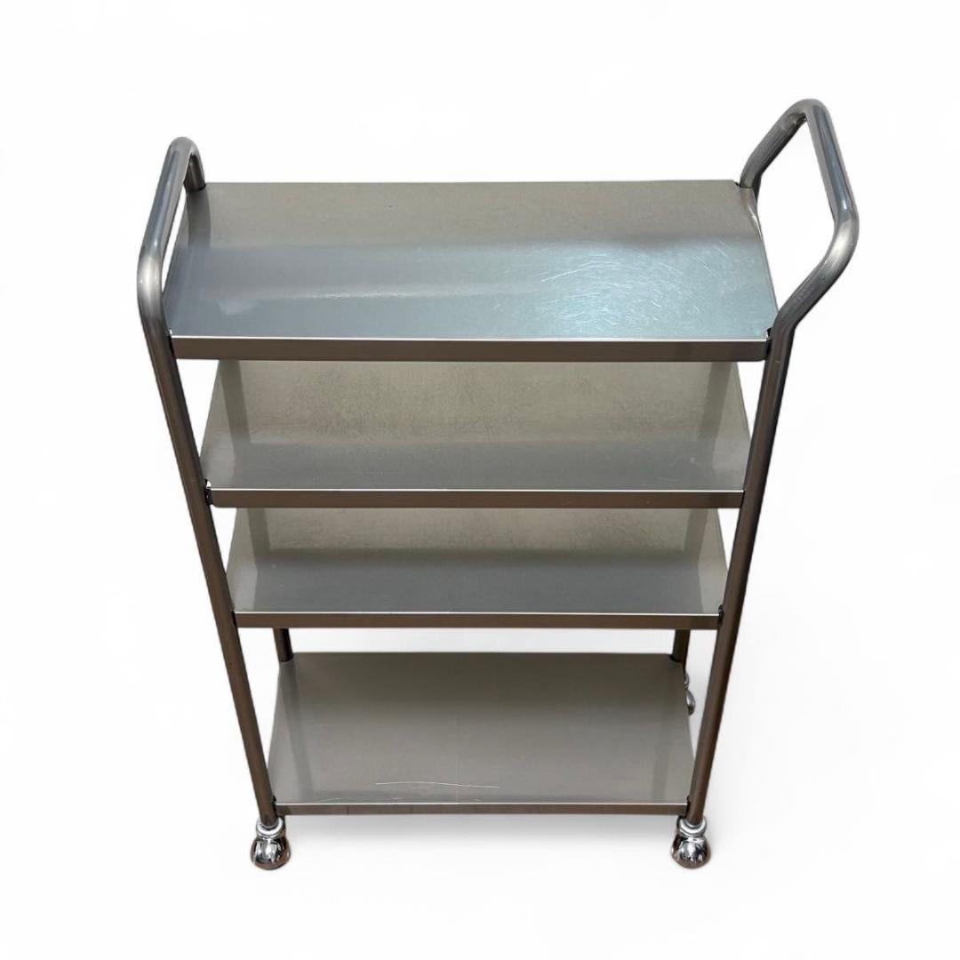 ステンレスワゴン キッチンワゴン ツールワゴン 4輪キャスター インダストリアル