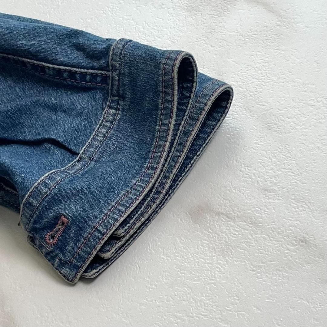 希少　ガリアーノ期　ディオール　デニムジャケット　ストレッチ　ギャザー　XL