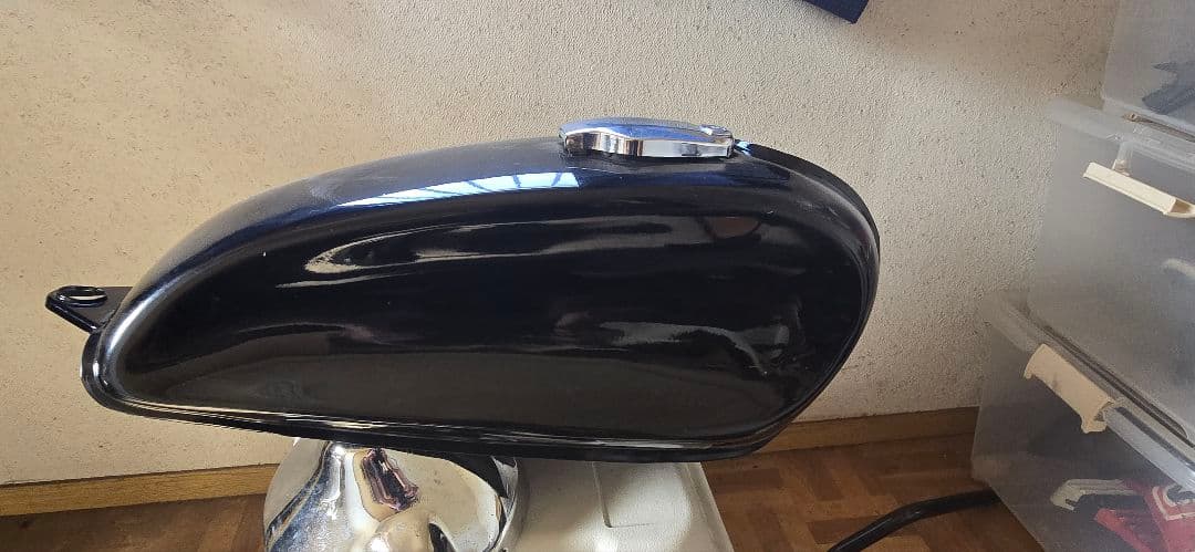 SR400 SR500 ザグリ タンク サイドカバー セット