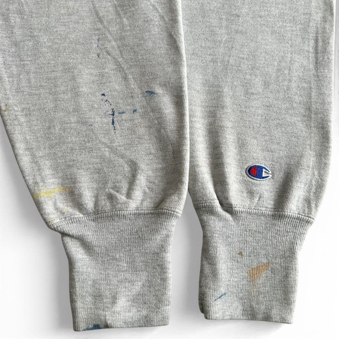 USA製 90sチャンピオン リバースウィーブ バージニア大学 ペンキ 襤褸 L