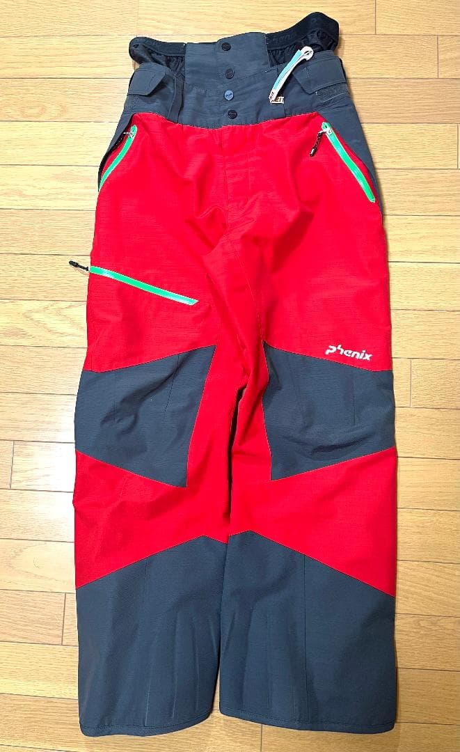 Phenixスキーウェア レッド/グレー Mサイズ