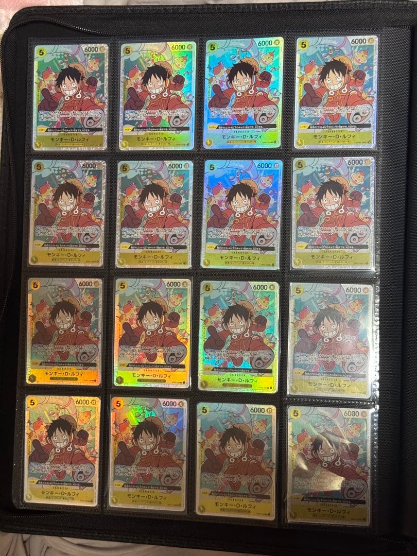 エラー版　ワンピースカード　モンキー・D・ルフィ　OP07-109 SR 24枚