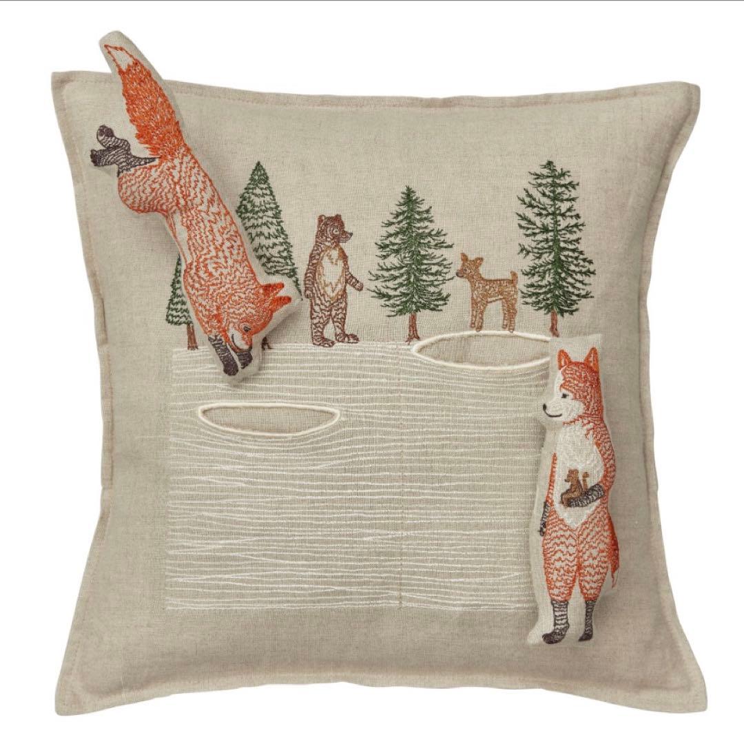 最終SALE⭐︎ Coral & Tusk ポケットクッションカバー きつね
