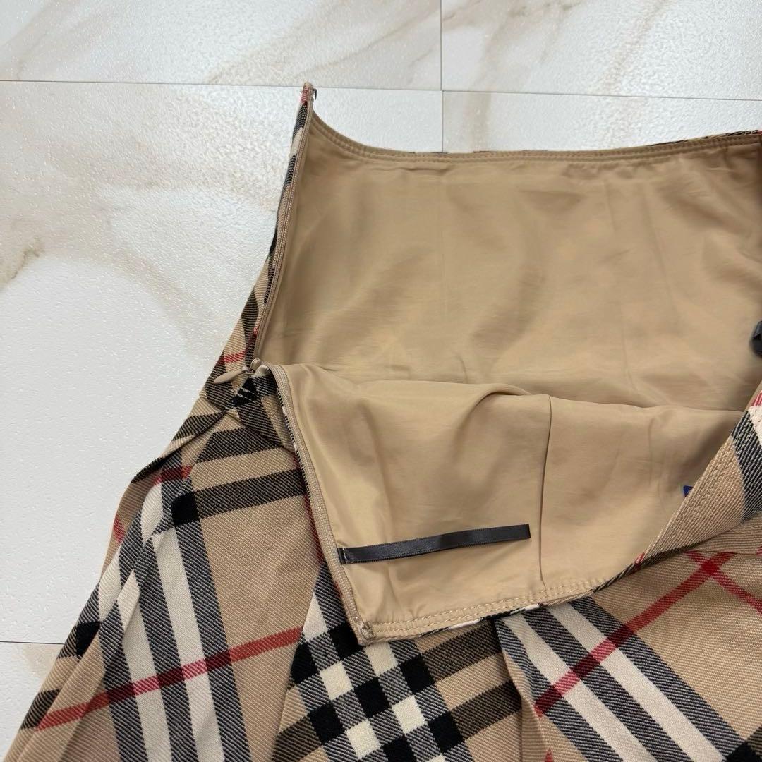 美品✨バーバリー ブルーレーベル ノバチェック プリーツ スカート 36