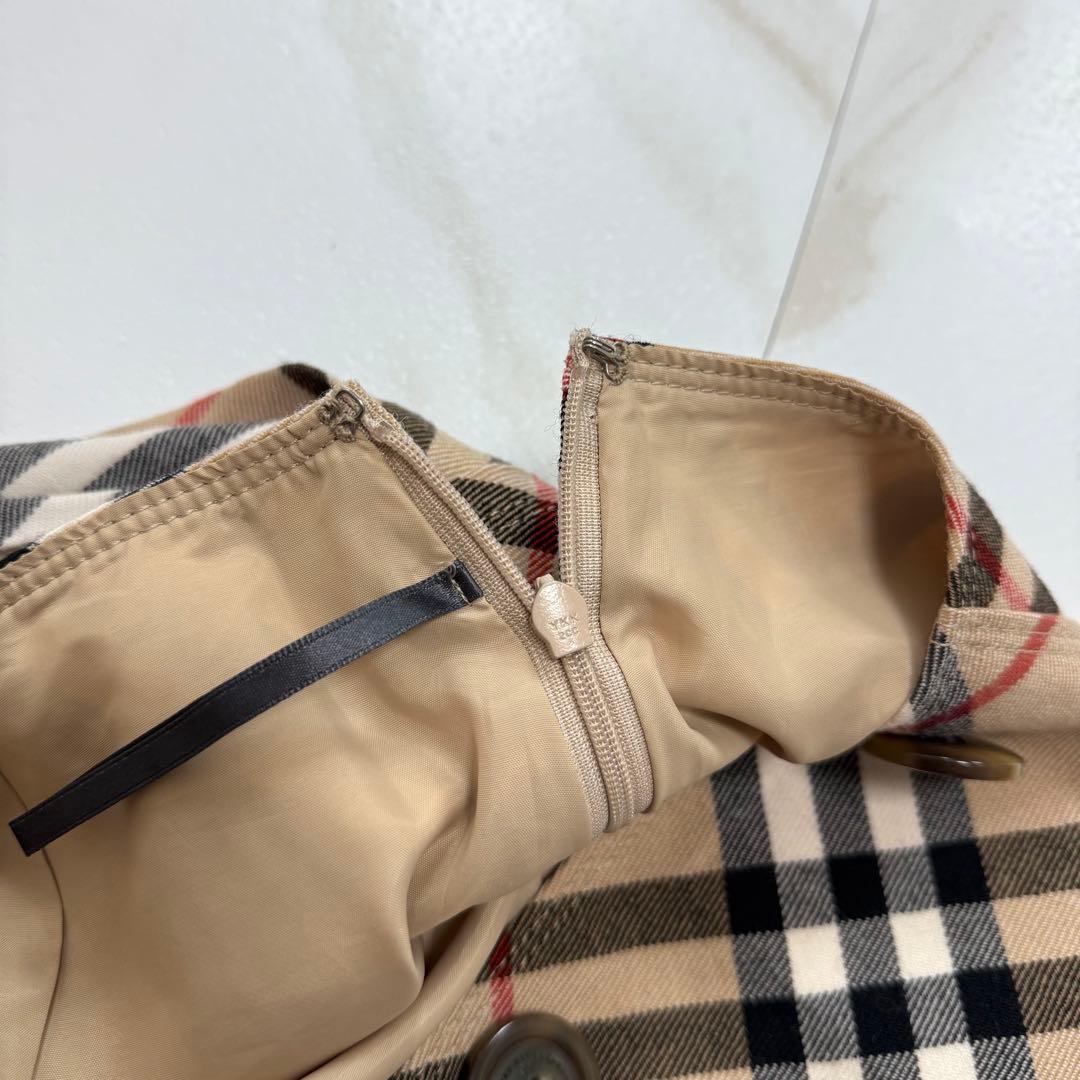 美品✨バーバリー ブルーレーベル ノバチェック プリーツ スカート 36
