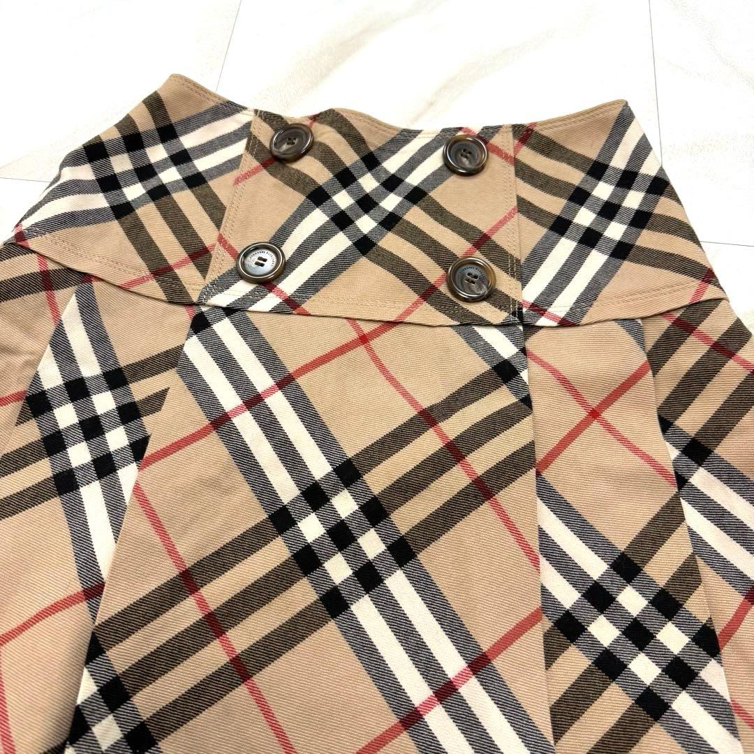 美品✨バーバリー ブルーレーベル ノバチェック プリーツ スカート 36
