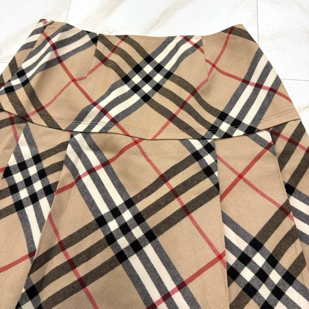美品✨バーバリー ブルーレーベル ノバチェック プリーツ スカート 36