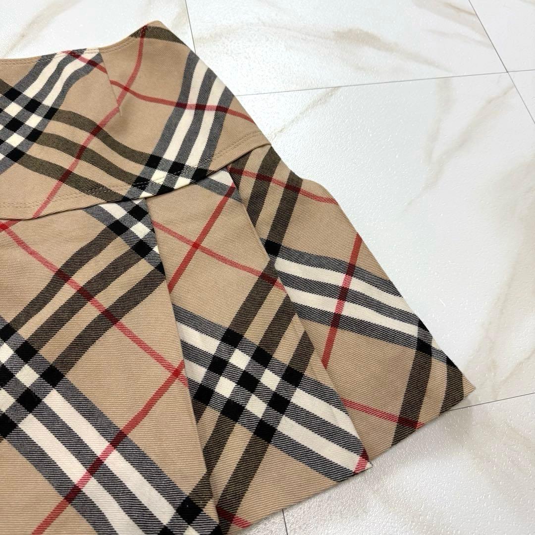 美品✨バーバリー ブルーレーベル ノバチェック プリーツ スカート 36