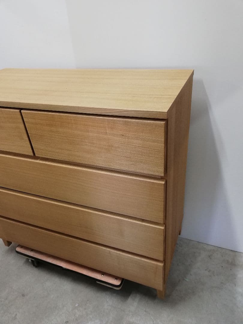 無印良品オークウッド 4段チェスト(幅95.5*奥行44.5*高さ90cm)