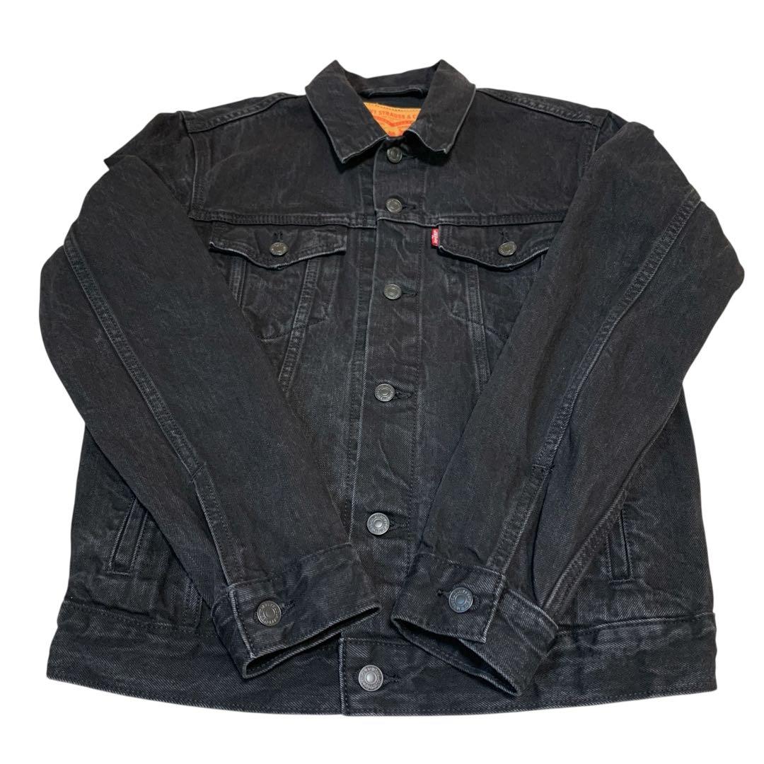 リーバイス 72334-0144 ブラック デニムジャケット 古着 M 黒