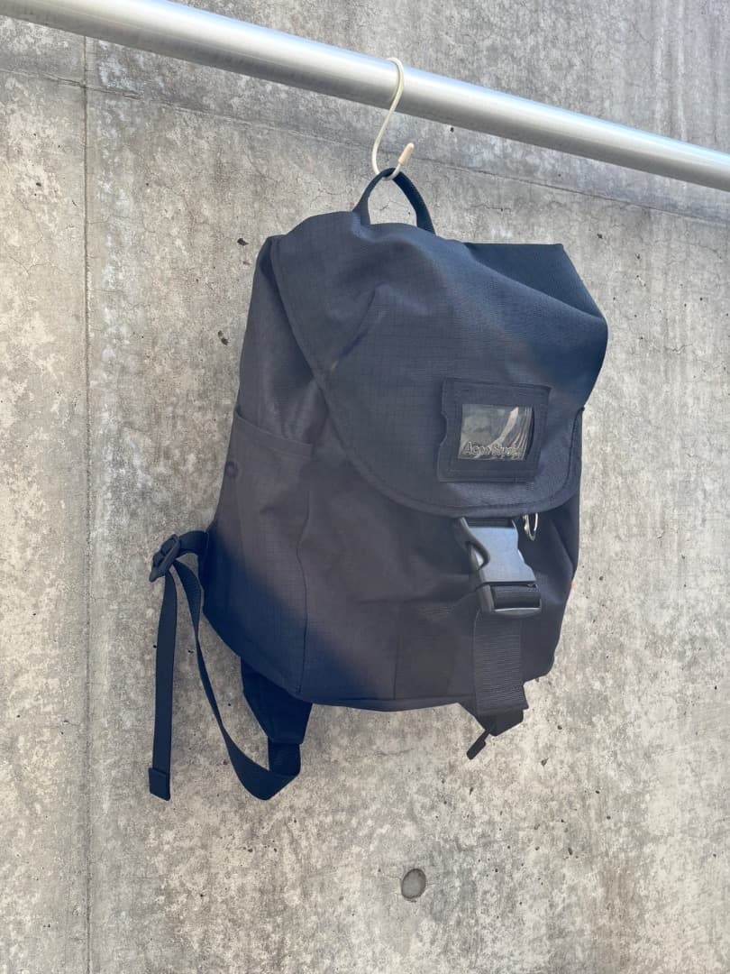 Acne Studious ナイロンバックパック ブラック