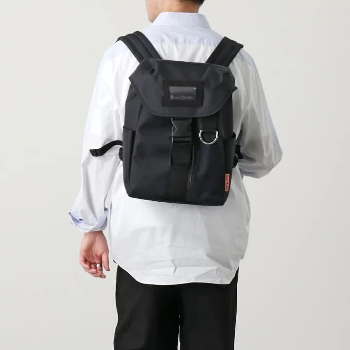 Acne Studious ナイロンバックパック ブラック