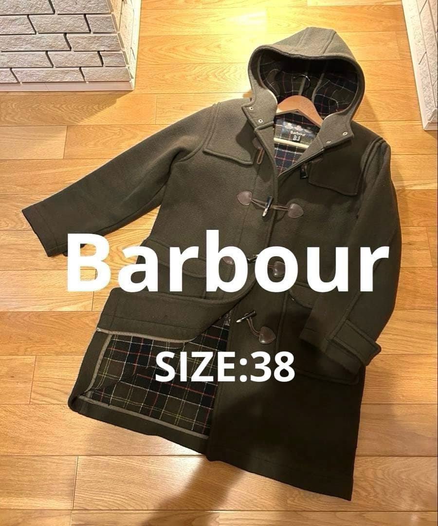 ⭐️希少⭐️❤️カシミヤ混❤️バブアー(Barbour)ダッフルコート SIZE:38