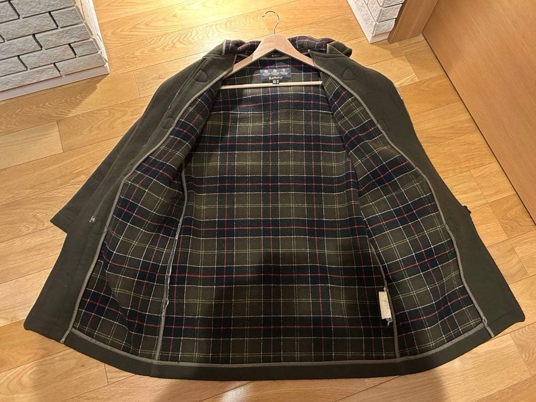 ⭐️希少⭐️❤️カシミヤ混❤️バブアー(Barbour)ダッフルコート SIZE:38
