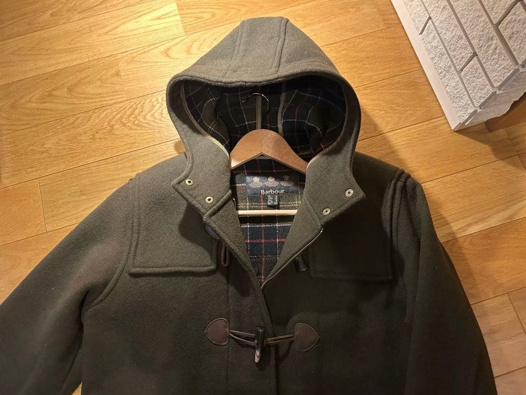 ⭐️希少⭐️❤️カシミヤ混❤️バブアー(Barbour)ダッフルコート SIZE:38