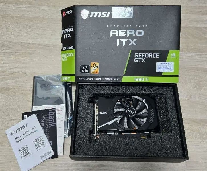 グラフィックボード・グラボ・ビデオカード MSI GeForce GTX1660 Ti AERO ITX 6G