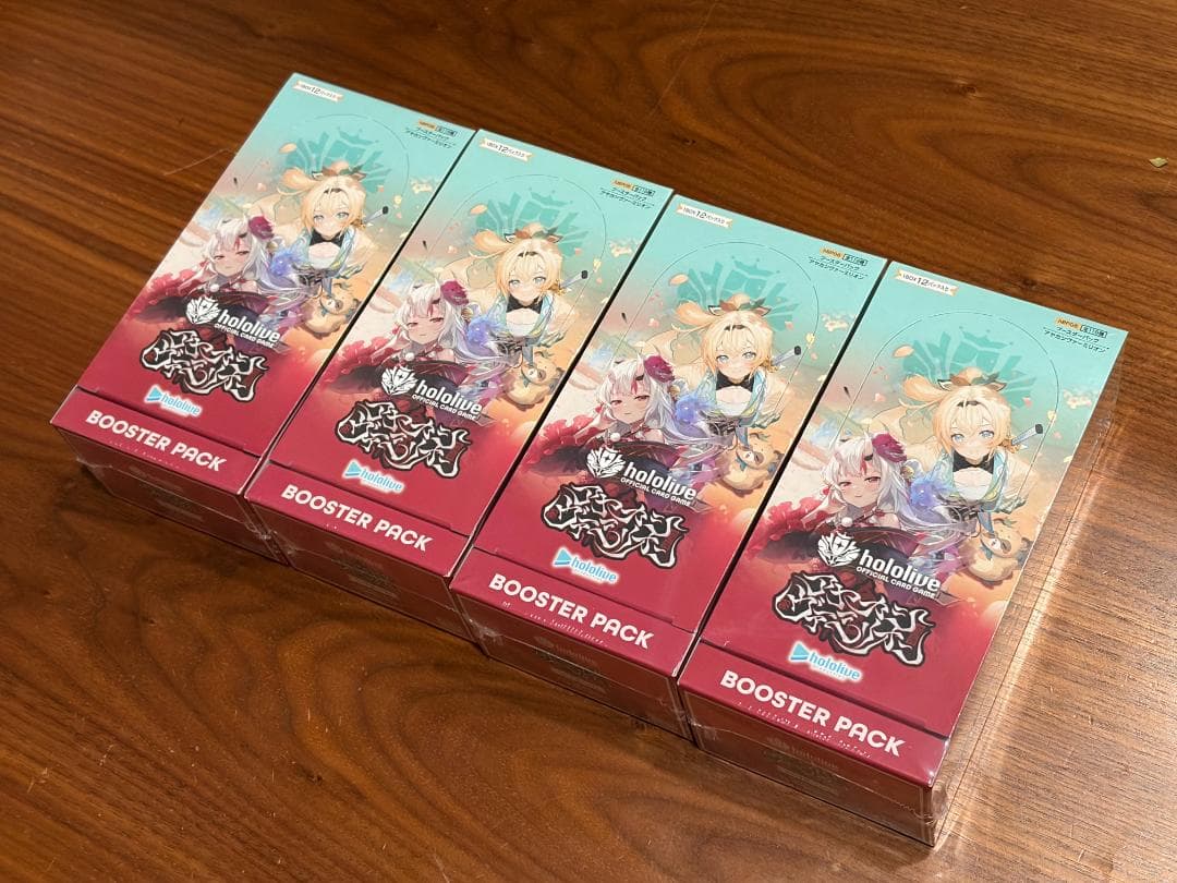 ホロライブカードゲーム ブースターパック アヤカシヴァーミリオン 4BOX