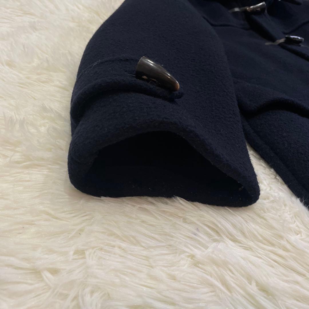 BURBERRYS ダッフルコート ネイビー ノバチェック ウール 英国製