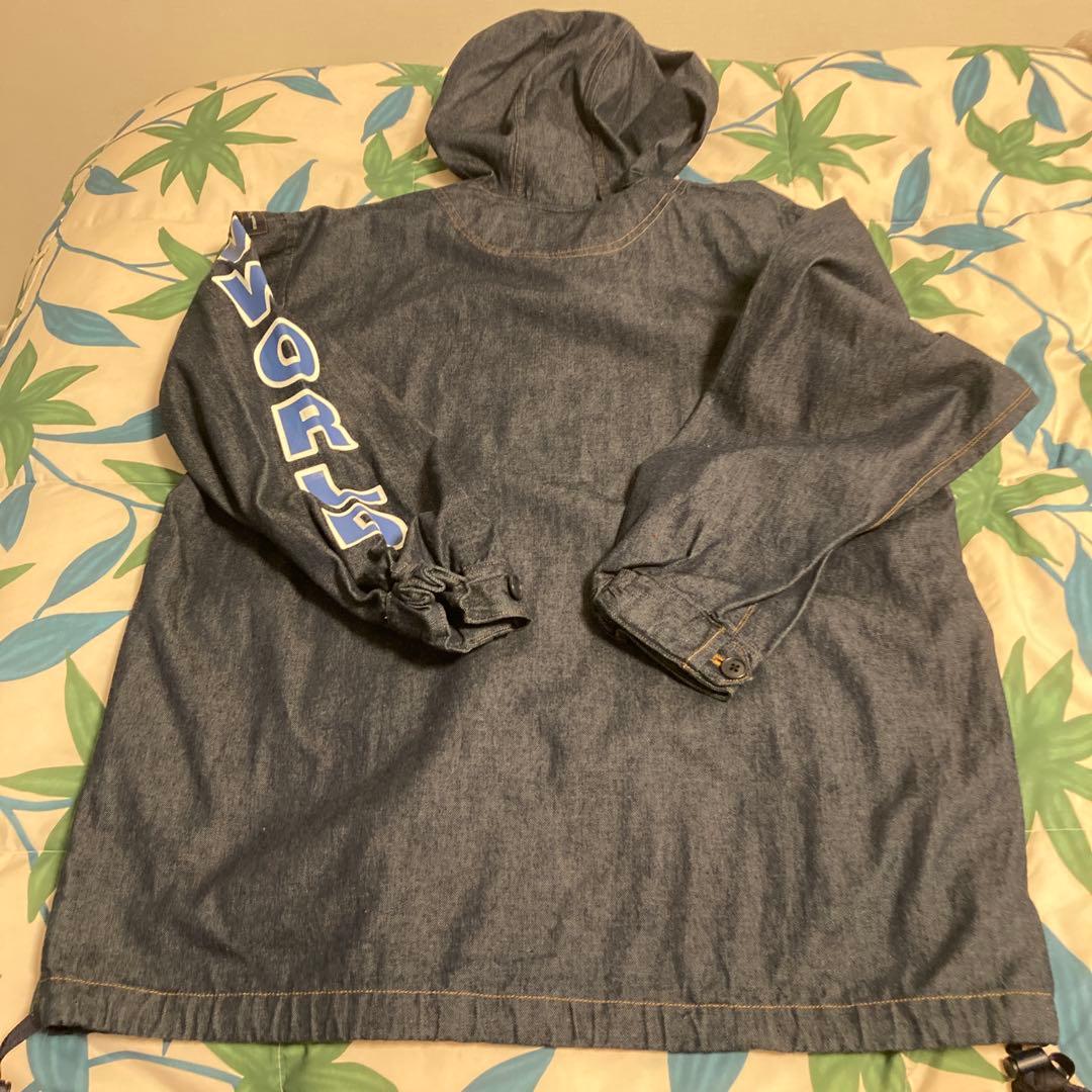 ワンダフルワールド うさぎ刺繍 デニムフーディ ジャケット❁⃘*.゜