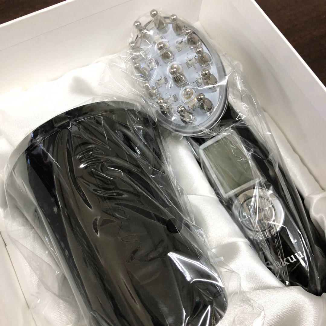 SUKUU 美顔器 ブラック MAHHA NANOバブル美容液 セット