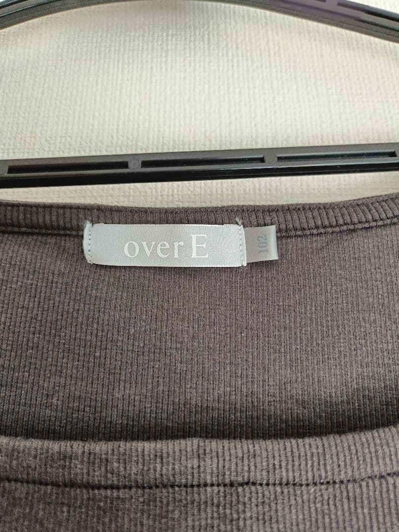 overE　フラワードッキングワンピース25AW 102サイズ　モーブピンク