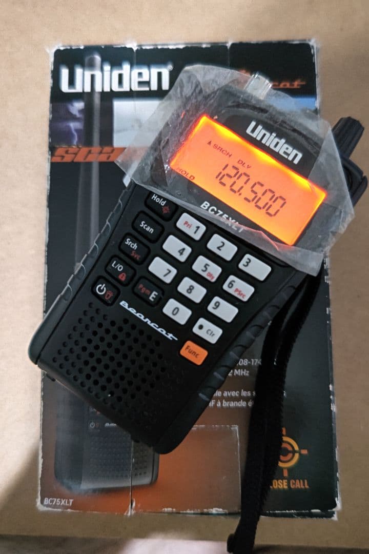 ユニデン BC75XLT エアバンドレシーバー