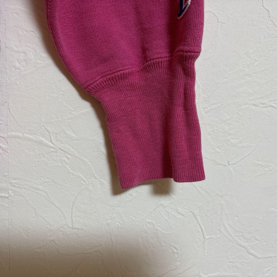 チャンピオン　リバースウィーブ　USA ピンク　Lサイズ　レアカラー