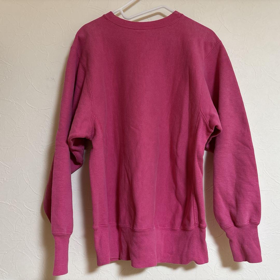 チャンピオン　リバースウィーブ　USA ピンク　Lサイズ　レアカラー