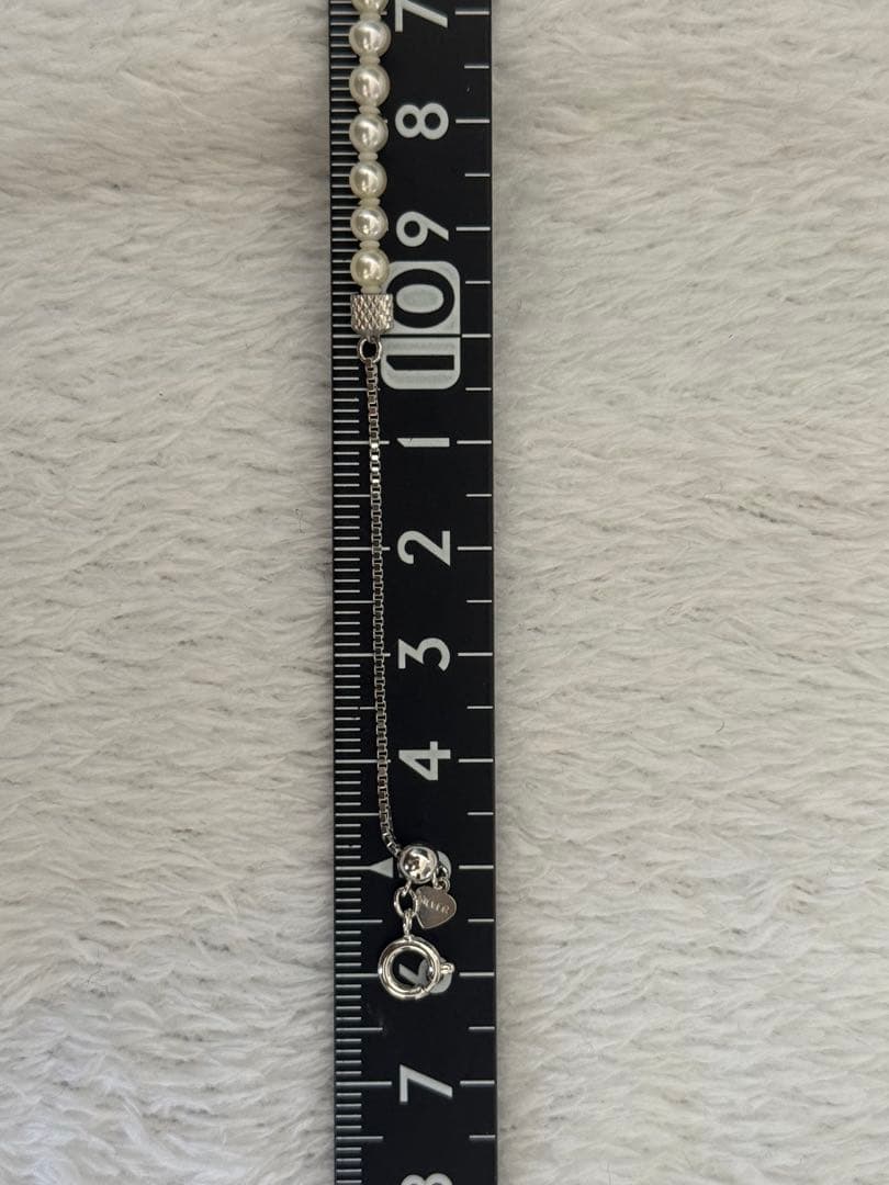 ゴ*️様 美品最強テリアコヤベビーパールネックレス3.5-4mmオーロラロゼシル