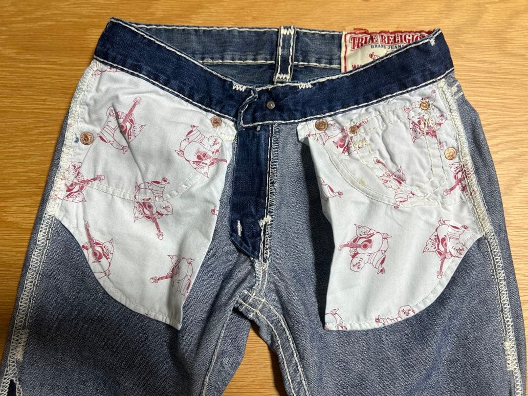 新品 TRUE RELIGION Ricky SuperT 34ストレートデニム