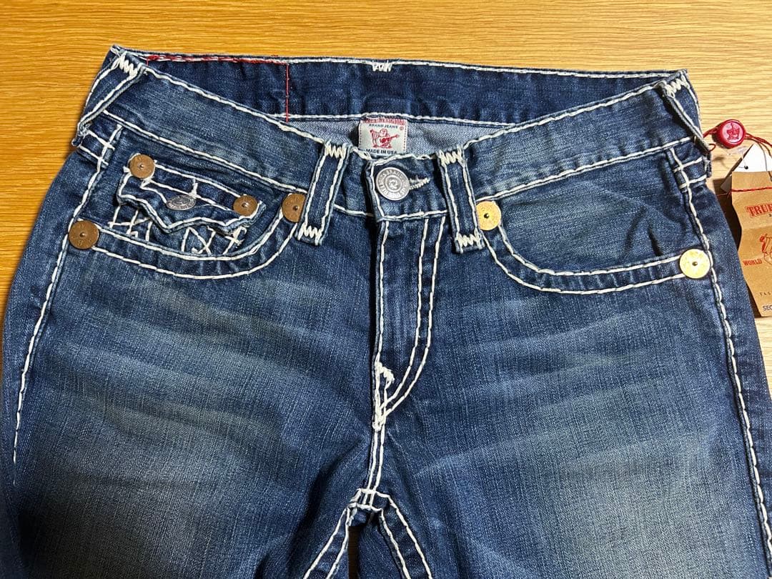 新品 TRUE RELIGION Ricky SuperT 34ストレートデニム