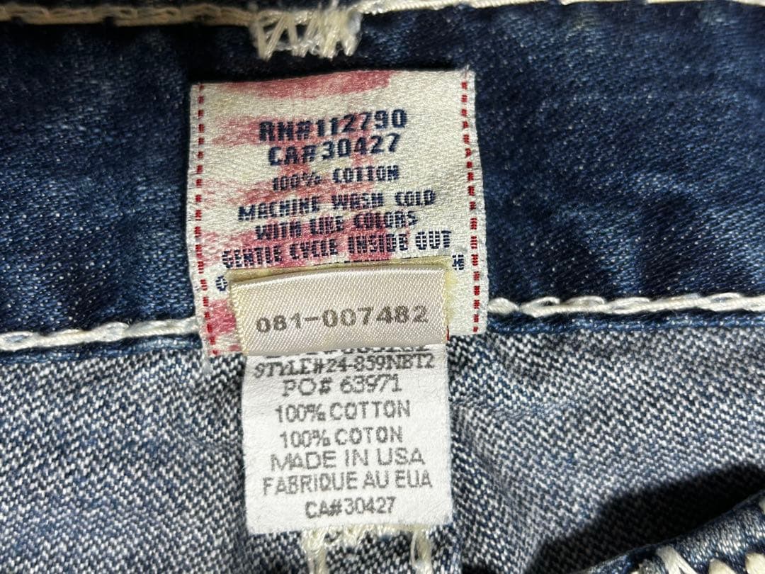 新品 TRUE RELIGION Ricky SuperT 34ストレートデニム