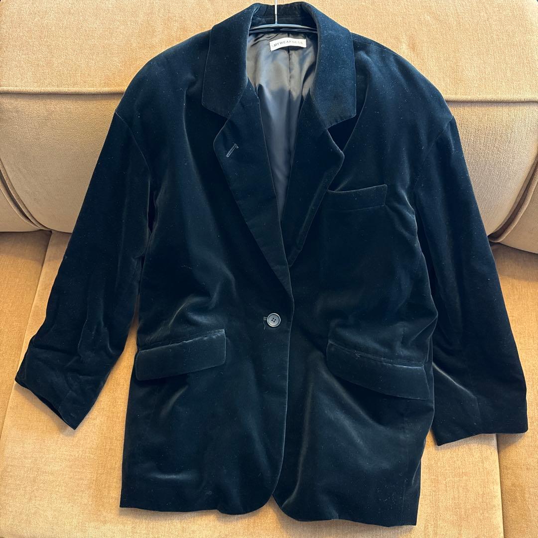 MY WEAKNESS VELVET JACKET ベロアジャケット