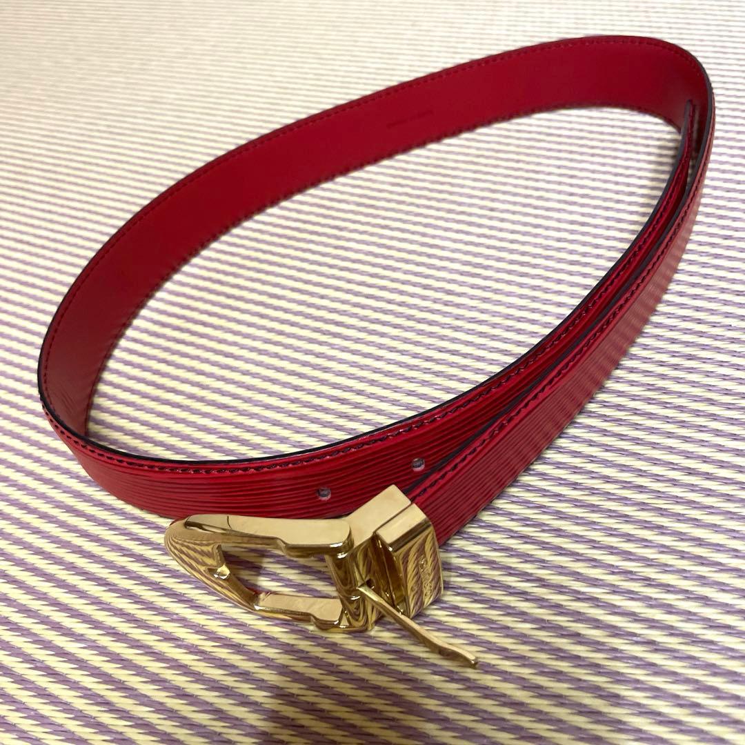 美品✨【Louis Vuitton 】ベルト　エピ　レッド