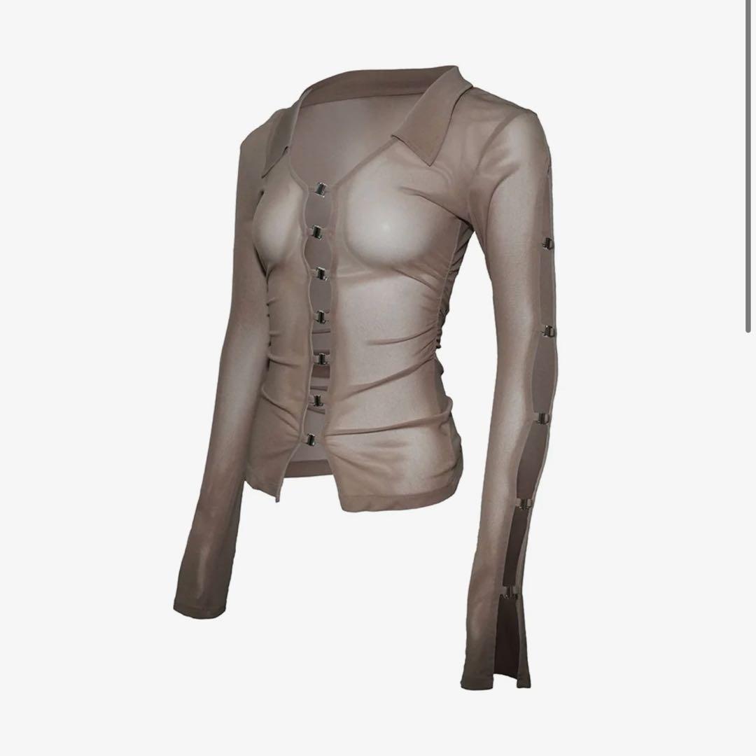 theredthread　meltthelady sheer hook tops