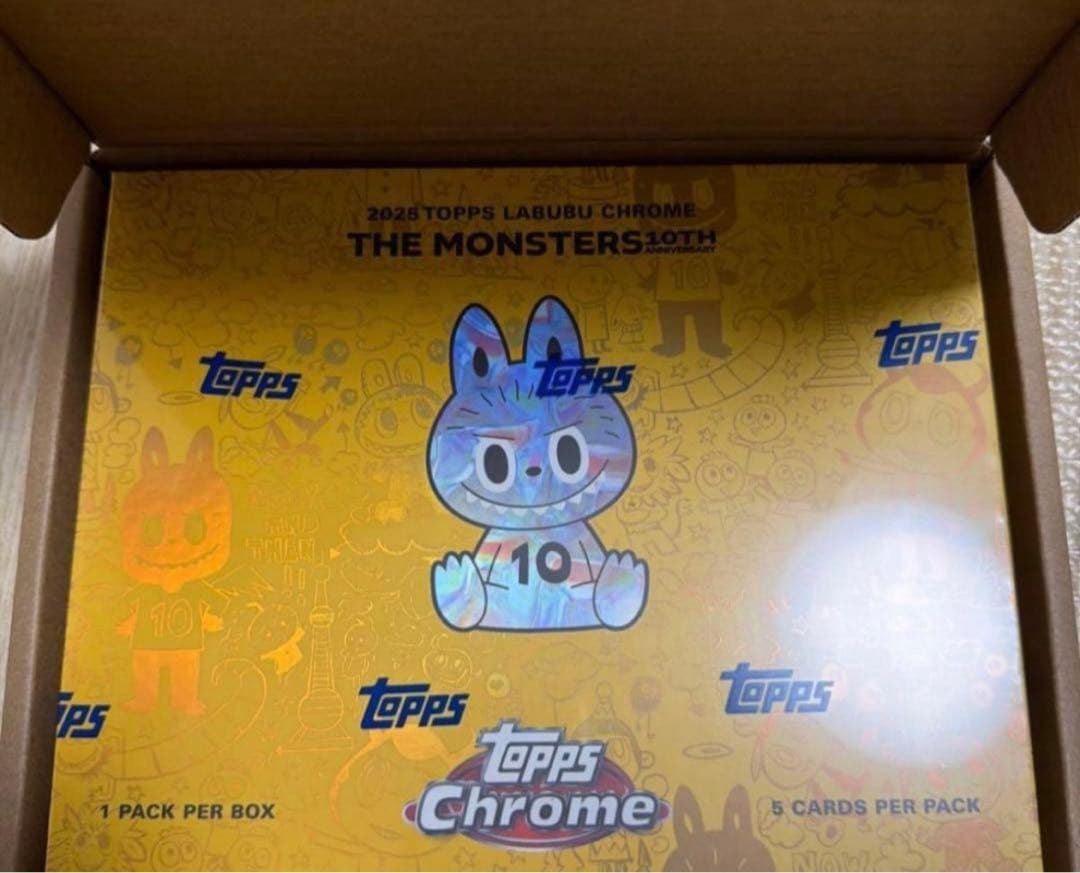 その他 2025 Topps Chrome Labubu Anniversary Box