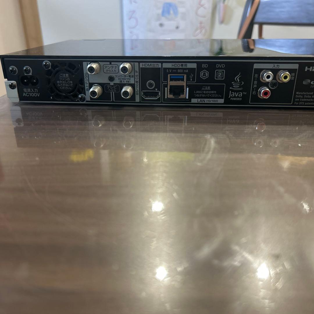 ポポラス　ブルーレイレコーダー 黒