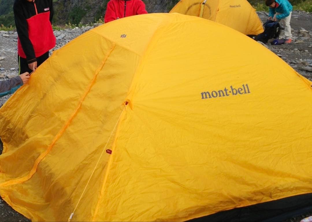 モンベル ステラリッジ4 レインフライ、グランドシート付