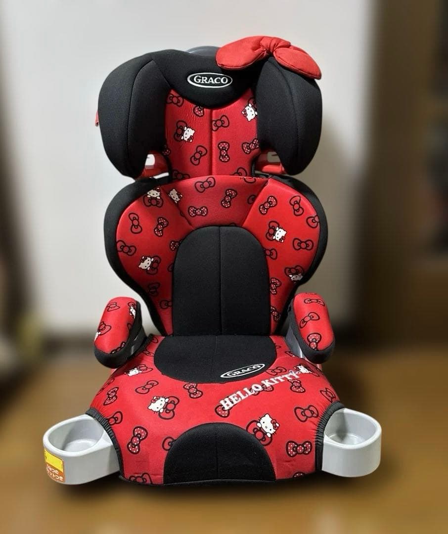 【美品】希少ハローキティジュニアシート GRACO サンリオ