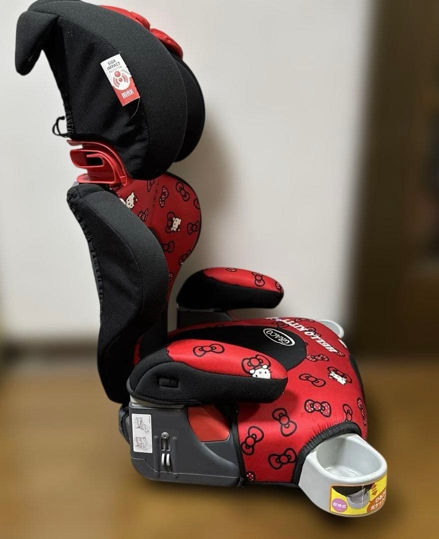 【美品】希少ハローキティジュニアシート GRACO サンリオ