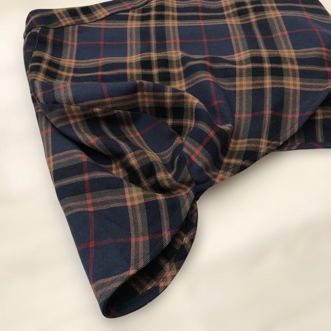 美品 ヴィヴィアンウエストウッドレッドレーベル チェック柄変形ミニスカート ３