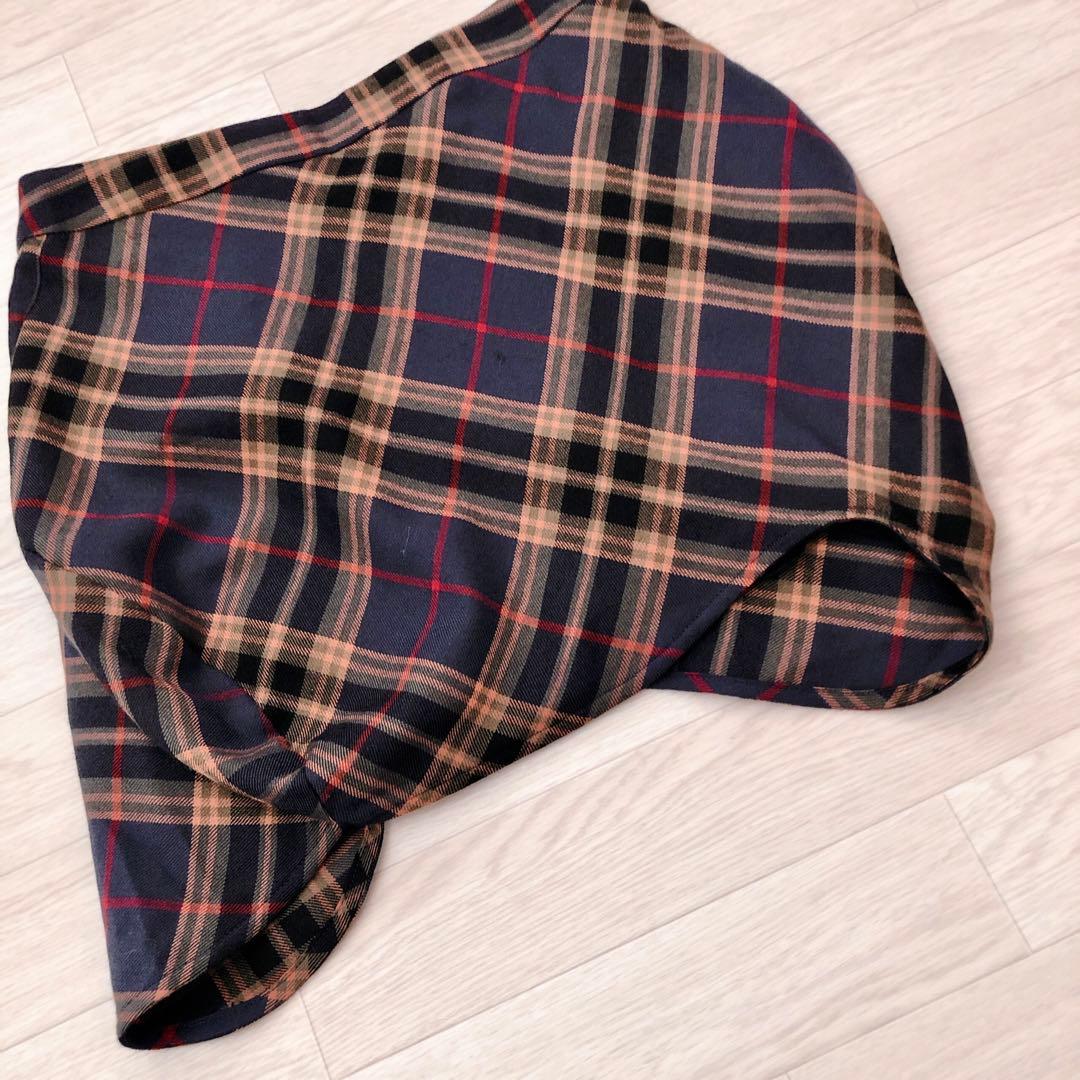 美品 ヴィヴィアンウエストウッドレッドレーベル チェック柄変形ミニスカート ３
