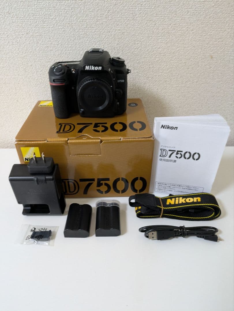 Nikon　D7500 ボディ　1% 以下 　　　　ショット数1475回